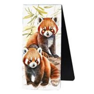 Obrázek z Záložka do knihy magnetická - panda červená 